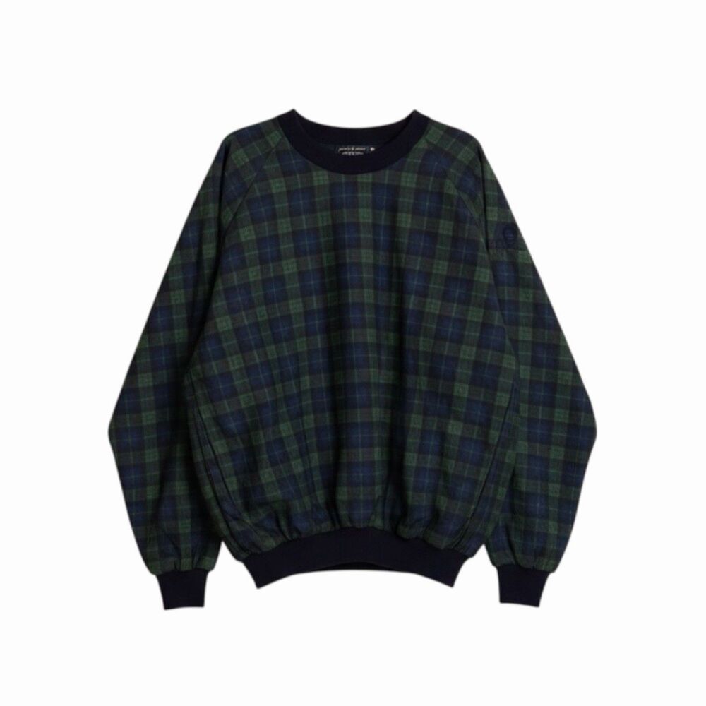 Sunderland Of Scotland Weather Beater Rain Jacket Golf Pullover Plaid XL